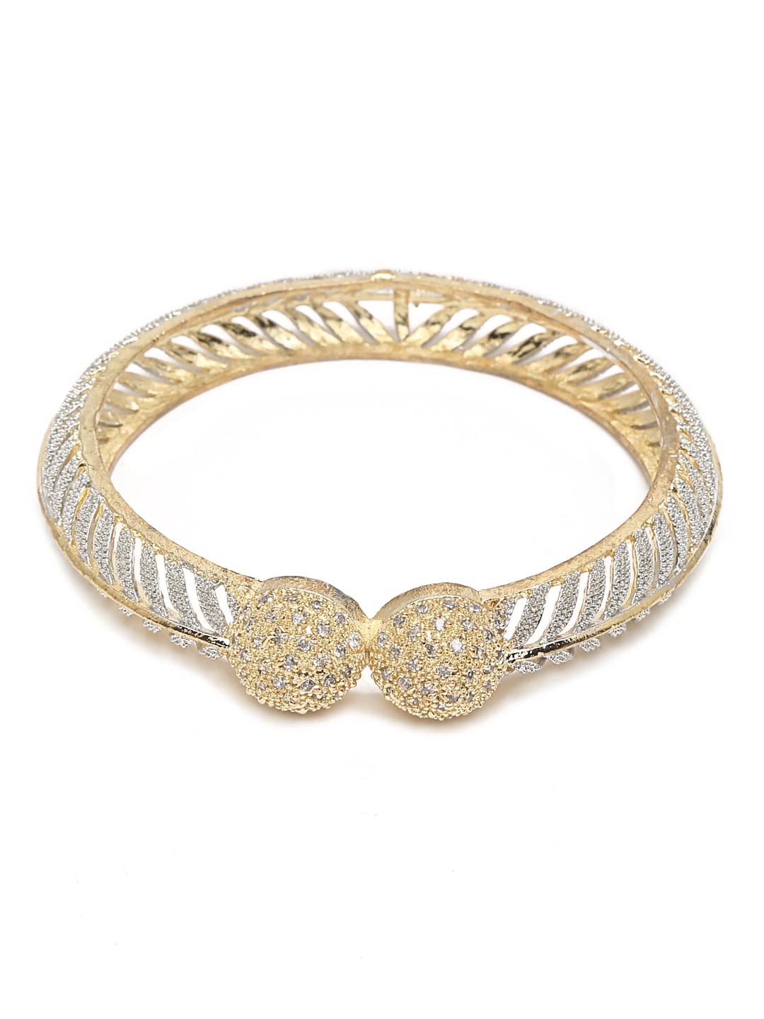 Stylish Plated Bangles for Women, Set of 2